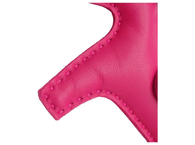 Charm per borsa Hermès Pink Milo agnello GriGri Rodeo PM Rosa - vista 5
