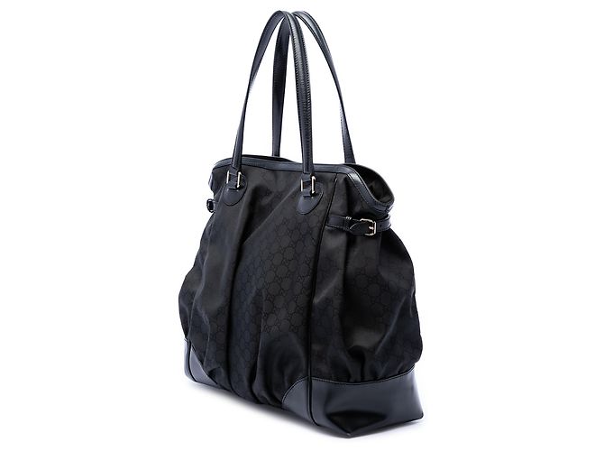 Tote Full Moon in nylon GG nero Gucci - vista 2