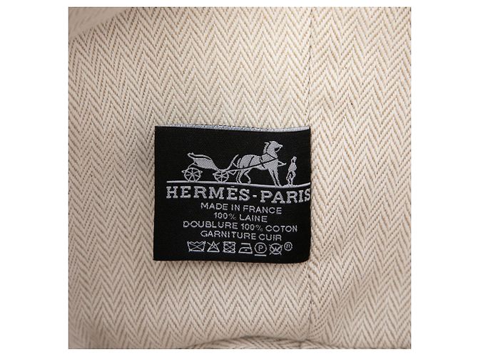 Hermès Beige Small Wool Bride A Brac Au Carre Case - vista 5