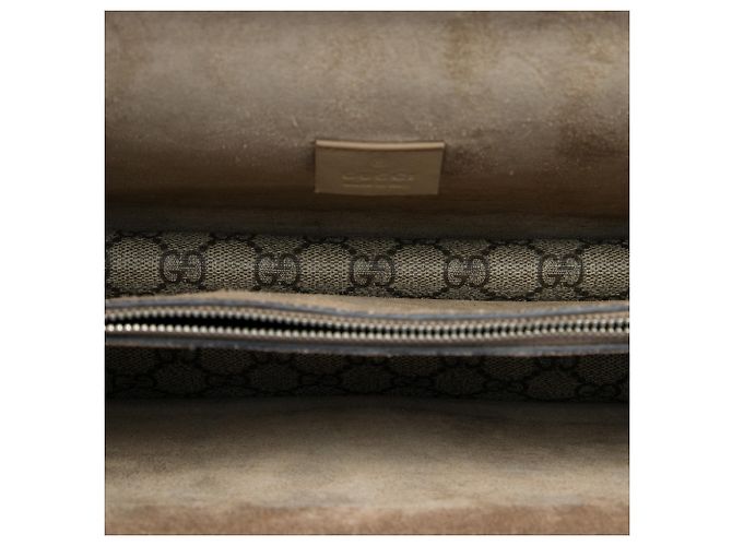 Borsa a tracolla Gucci Beige Medium GG Supreme Dionysus - vista 4