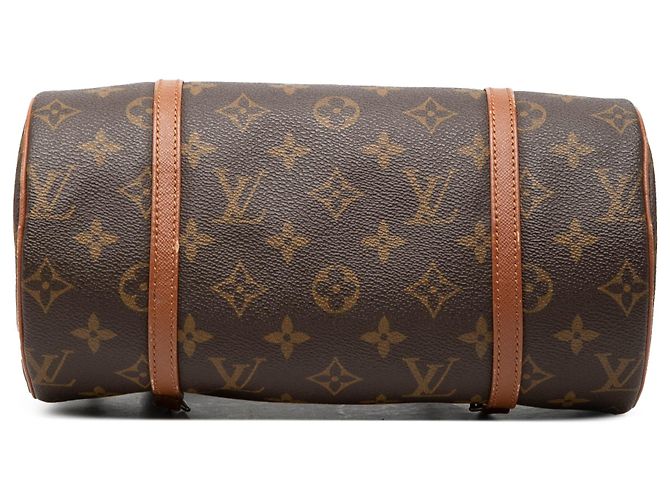 Louis Vuitton Marrone Monogram Papillon 26 - vista 3