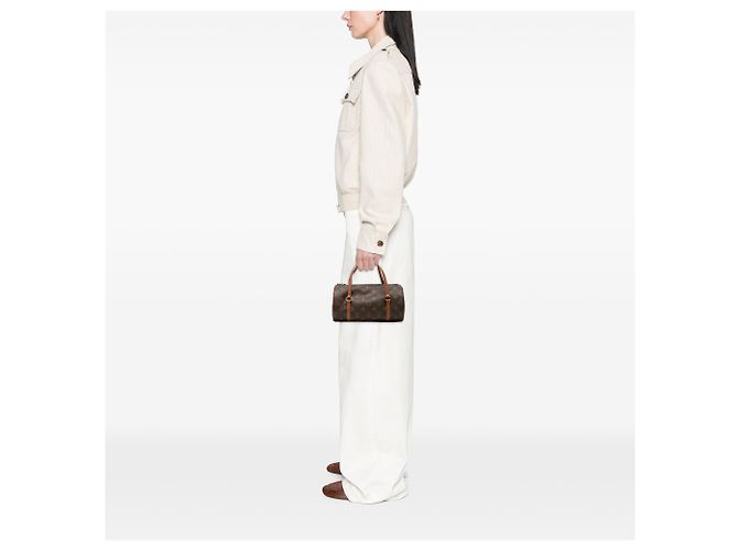 Louis Vuitton Marrone Monogram Papillon 26 - vista 7