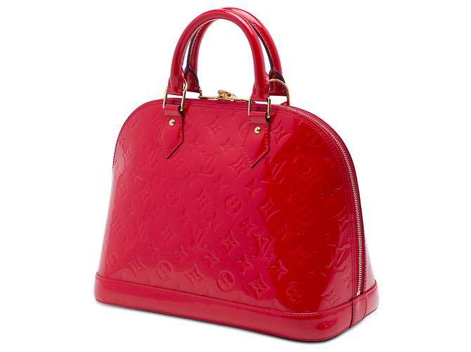 Louis Vuitton Alma PM in Monogram Vernis rosso - vista 2