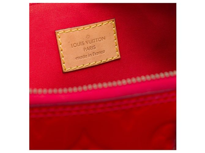 Louis Vuitton Alma PM in Monogram Vernis rosso - vista 5