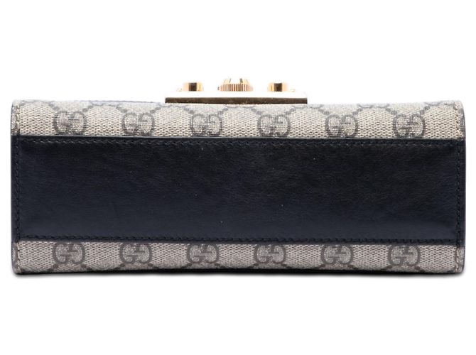 Gucci Beige Small GG Supreme Padlock Crossbody - Ansicht 3