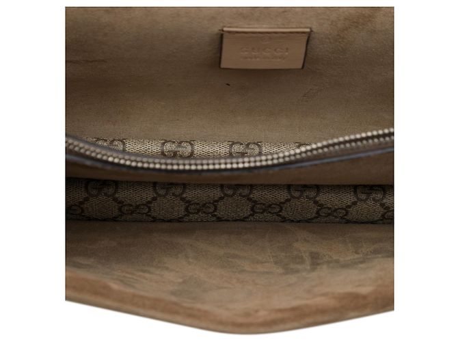 Bolso de Hombro Gucci Beige Medium GG Supreme Dionysus - vista 4