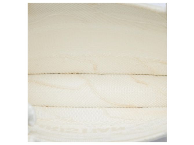 Dior Mini Book Tote en lona blanca bordada con camuflaje Blanco - vista 4