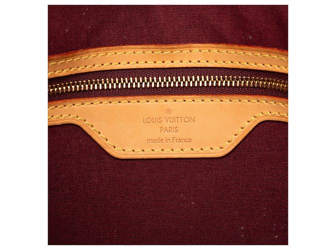 Louis Vuitton Red Monogram Vernis Brea MM Rosso Bordò - vista 5