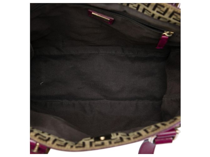 Fendi Beige Zucchino Canvas Superstar Shopping Tote - Ansicht 4