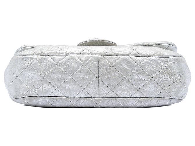 Chanel Silver Medium Calfskin Ice Cube On the Rocks Flap Argento - vista 3
