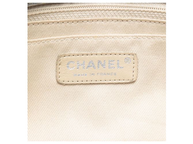 Chanel Silver Medium Calfskin Ice Cube On the Rocks Flap Argento - vista 5