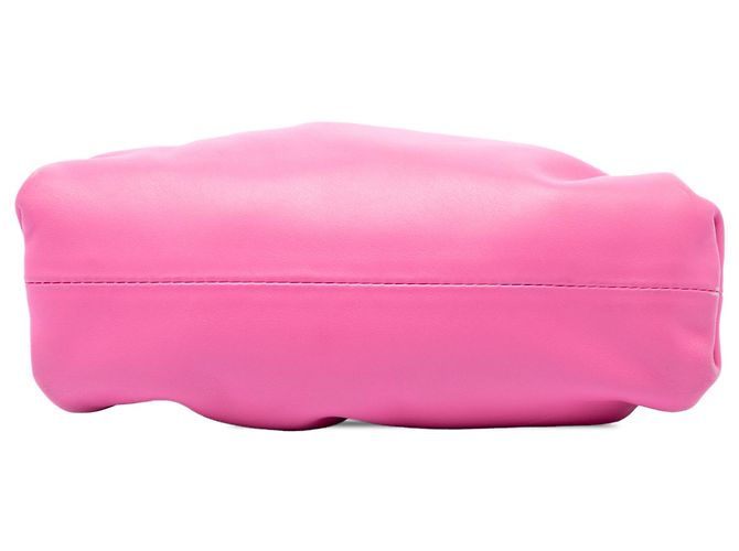 Bottega Veneta Borsa a tracolla Mini Pouch in agnello rosa - vista 3