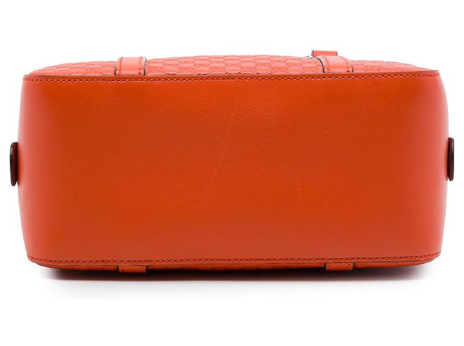 Borsa Gucci Orange Small Microguccissima Bree Arancione - vista 3