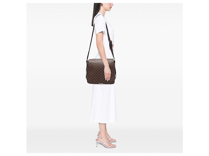 Louis Vuitton Marrone Damier Ebene Abbesses - vista 5
