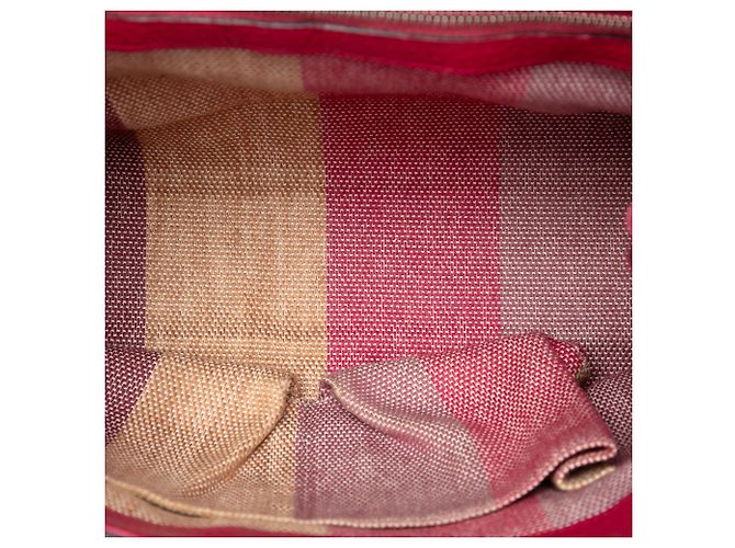 Borsa Gucci Pink Small Calfskin Bamboo Daily Satchel - vista 4