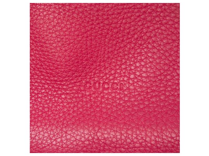 Borsa Gucci Pink Small Calfskin Bamboo Daily Satchel - vista 5