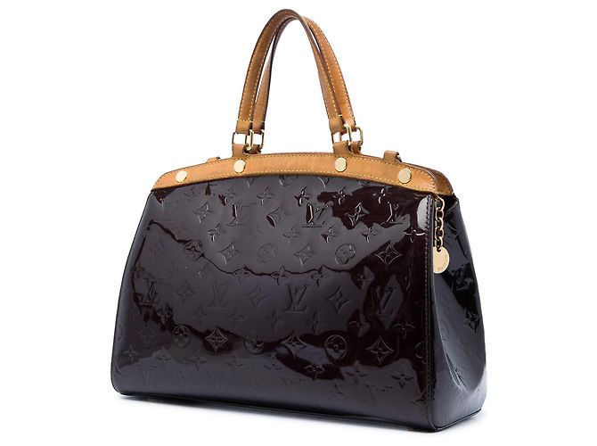 Louis Vuitton Purple Monogram Vernis Brea MM Porpora - vista 2