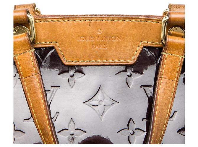 Louis Vuitton Purple Monogram Vernis Brea MM Porpora - vista 5