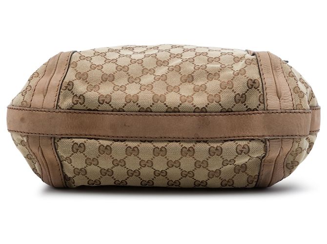 Borsa a tracolla Gucci Beige Medium GG Canvas - vista 3