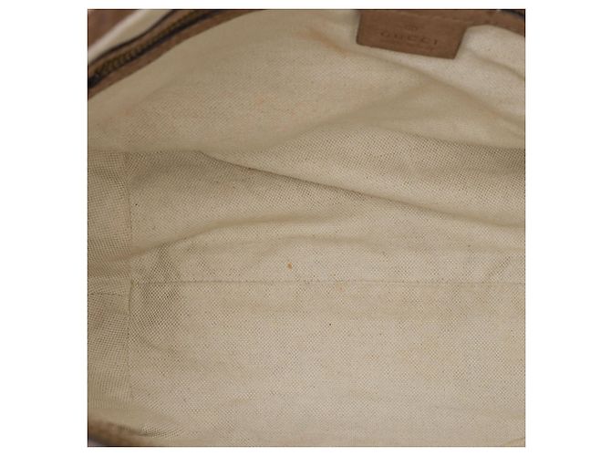 Borsa a tracolla Gucci Beige Medium GG Canvas - vista 4