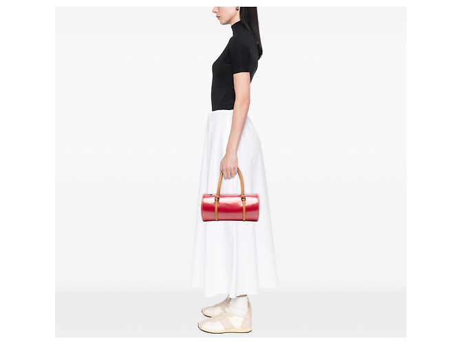 Louis Vuitton Pink Monogram Vernis Bedford Rosa - vista 6