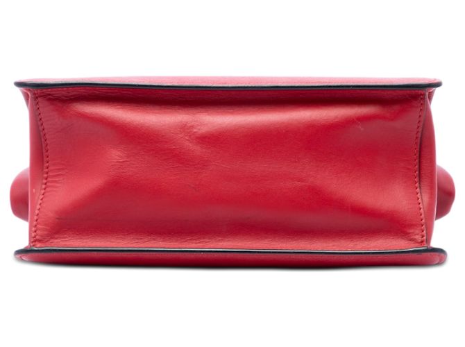 Borsa a tracolla Prada Red Saffiano and City Calf Light Frame Rosso - vista 3