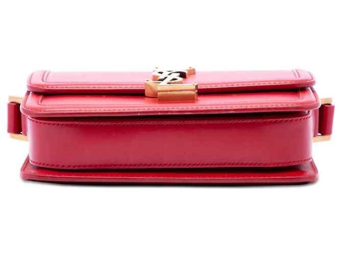 Bolsa Solferino em couro de vitelo Small vermelha Saint Laurent com caixa Vermelho - vista 3