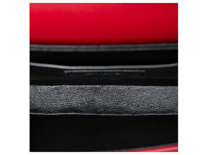 Bolsa Solferino em couro de vitelo Small vermelha Saint Laurent com caixa Vermelho - vista 4