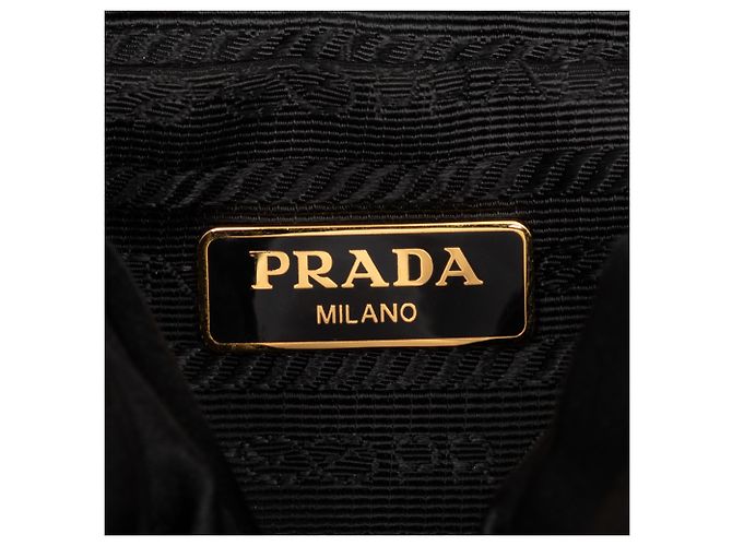 Pochette Prada Black Raso Fiocco Bow Nero - vista 5