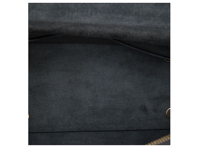 Céline Borsa Belt Celine in pelle di vitello granulata grigia Mini Marrone Grigio antracite - vista 4