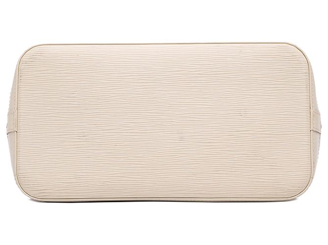 Louis Vuitton Alma PM in Epi bianco - vista 3