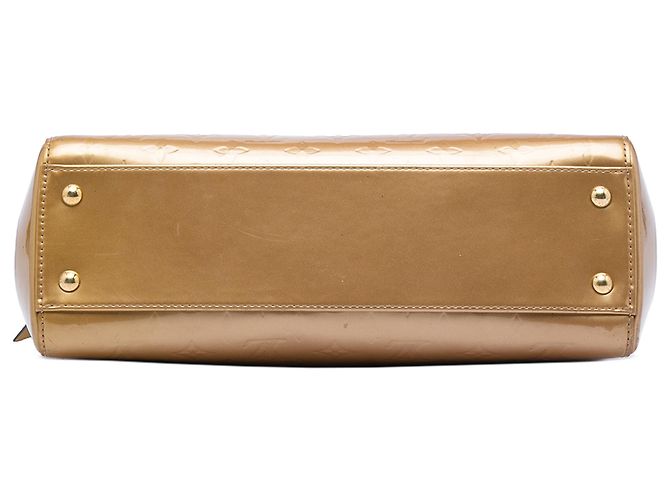 Louis Vuitton Marrone Monogram Vernis Brea MM Bronzo - vista 3