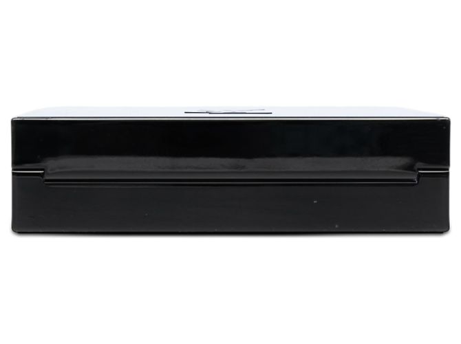 Clutch Tuxedo in acrilico nero con catena Saint Laurent - vista 3