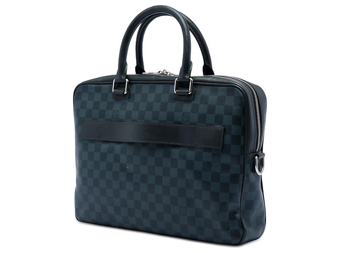 Louis Vuitton Blu Damier Cobalt Porte Documents Business - vista 2