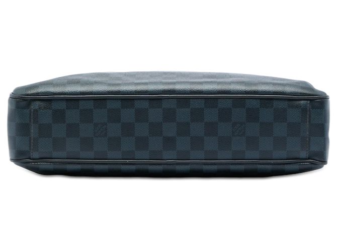 Louis Vuitton Blu Damier Cobalt Porte Documents Business - vista 3
