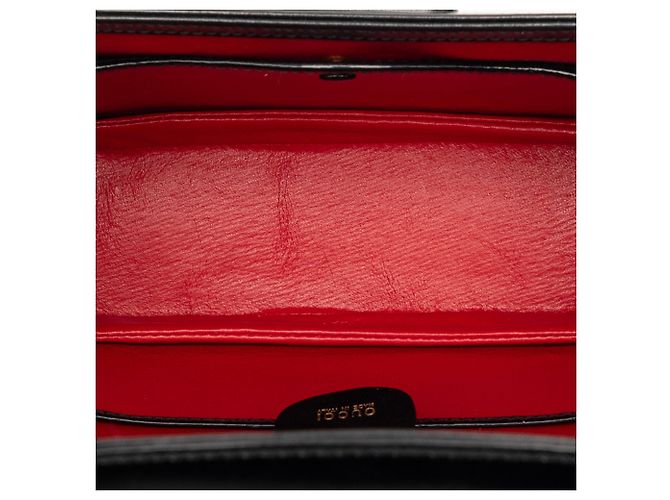 Gucci Pelle di vitello nera Bamboo Night - vista 4