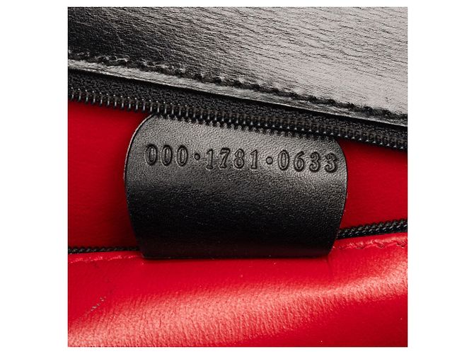 Gucci Pelle di vitello nera Bamboo Night - vista 6