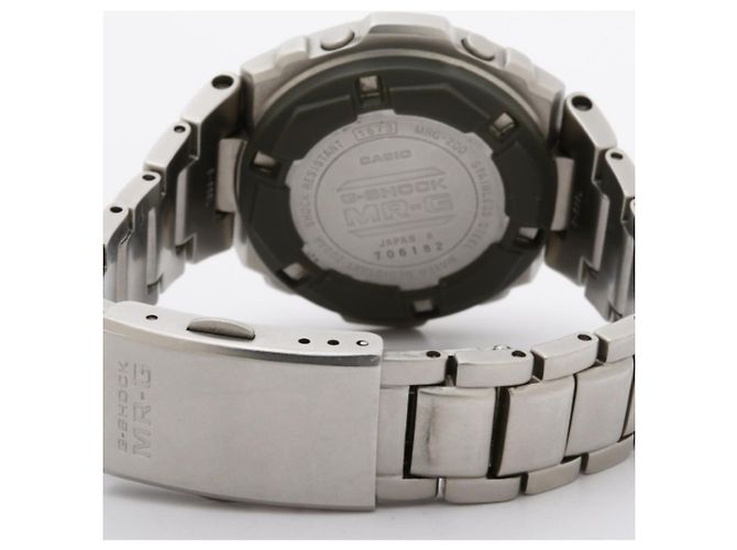 Orologio digitale da uomo CASIO G-SHOCK MR-G MRG-200 in acciaio inossidabile argento - vista 5
