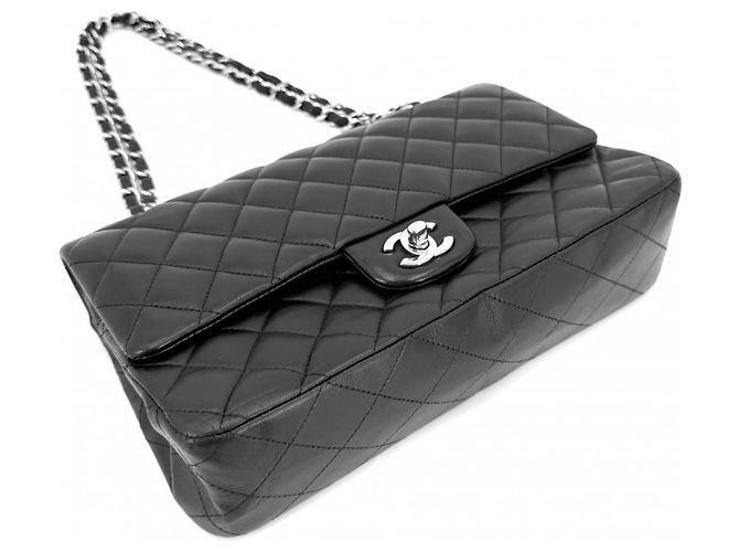 Borsa a Spalla Chanel Matelassé 25 Nero - vista 3