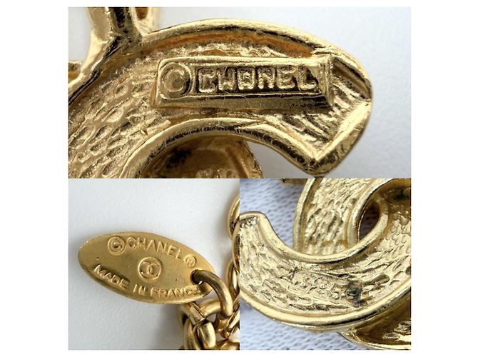 Collana Chanel Matelassé placcata oro D'oro - vista 4