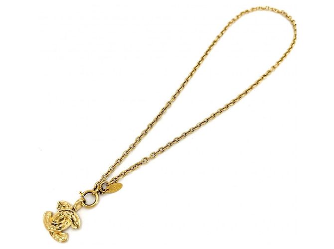 Collana Chanel Matelassé placcata oro D'oro - vista 5