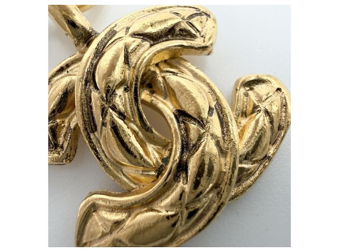 Collana Chanel Matelassé placcata oro D'oro - vista 7