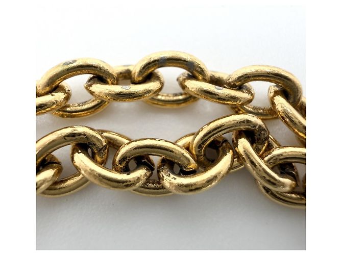 Collana Chanel Matelassé placcata oro D'oro - vista 9
