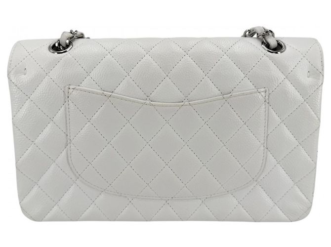 Borsa a tracolla Chanel Matelassé 25 Bianco - vista 2