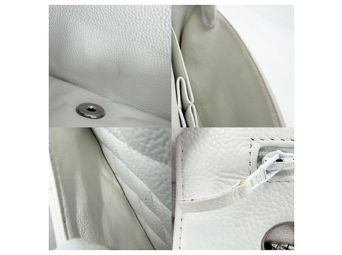 Borsa a tracolla Chanel Matelassé 25 Bianco - vista 6