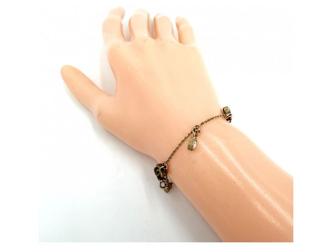 Timeless Bracciale con charm Chanel placcato oro - vista 3