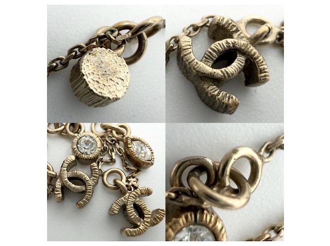 Timeless Bracciale con charm Chanel placcato oro - vista 5