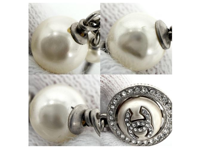 Pulsera con charm Chanel Plata Blanco - vista 6