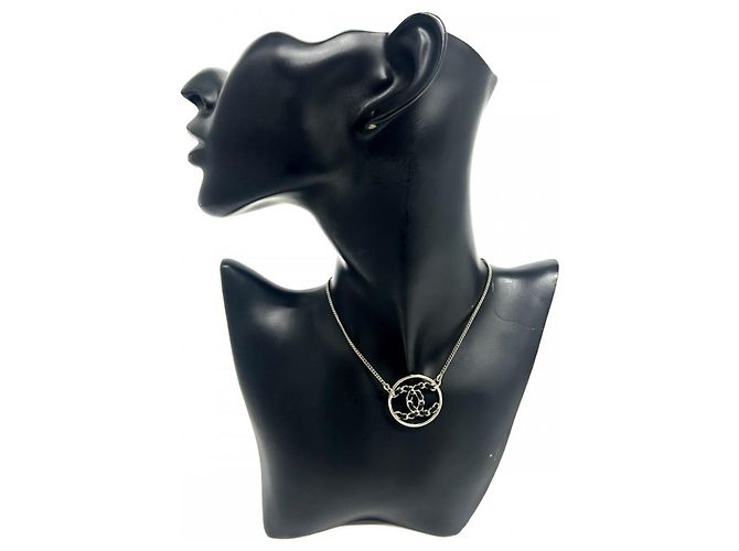Collana in pelle placcata oro Chanel Nero D'oro - vista 6