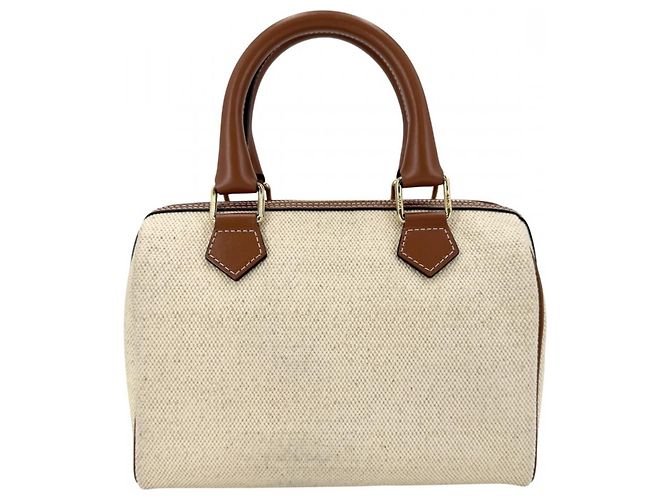 Céline Borsa a tracolla mini Boston Triomphe Cuire da donna CELINE Marrone Beige - vista 2
